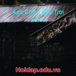 App Chỉnh Bầu Trời Xanh