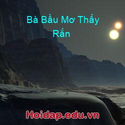 Bà Bầu Mơ Thấy Rắn