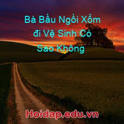 Bà Bầu Ngồi Xổm đi Vệ Sinh Có Sao Không