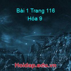 Bài 1 Trang 116 Hóa 9