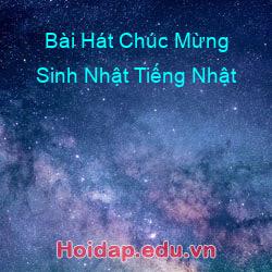 Bài Hát Chúc Mừng Sinh Nhật Tiếng Nhật