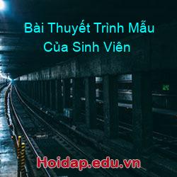 Bài Thuyết Trình Mẫu Của Sinh Viên