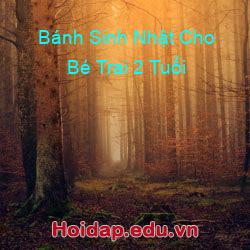 Bánh Sinh Nhật Cho Bé Trai 2 Tuổi