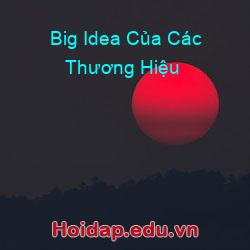 Big Idea Của Các Thương Hiệu