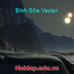 Bình Sữa Vector