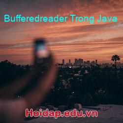 Bufferedreader Trong Java