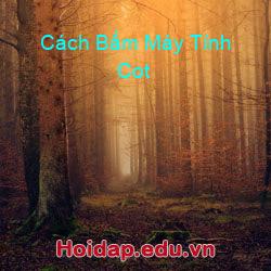Cách Bấm Máy Tính Cot