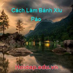Cách Làm Bánh Xíu Páo