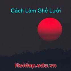 Cách Làm Ghế Lười