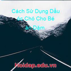 Cách Sử Dụng Dầu óc Chó Cho Bé ăn Dặm