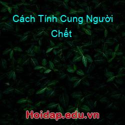 Cách Tính Cung Người Chết