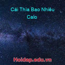 Cải Thìa Bao Nhiêu Calo