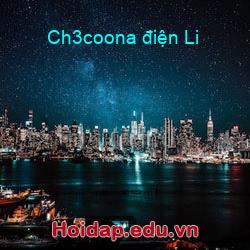 Ch3coona điện Li