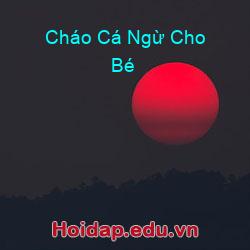 Cháo Cá Ngừ Cho Bé