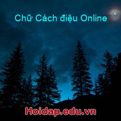 Chữ Cách điệu Online