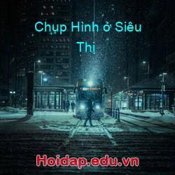 Chụp Hình ở Siêu Thị