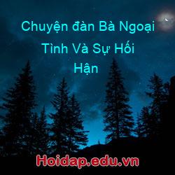 Chuyện đàn Bà Ngoại Tình Và Sự Hối Hận