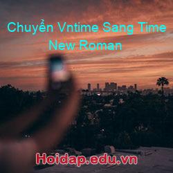 Chuyển Vntime Sang Time New Roman