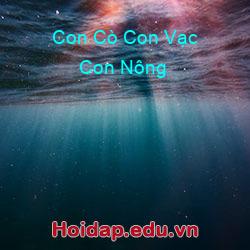 Con Cò Con Vạc Con Nông