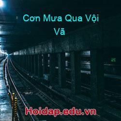 Cơn Mưa Qua Vội Vã