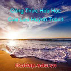 Công Thức Hóa Học Của Lưu Huỳnh Trioxit