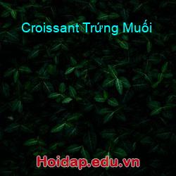 Croissant Trứng Muối
