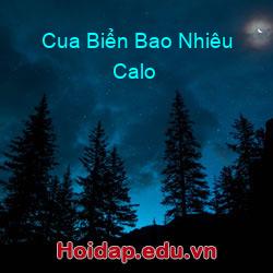 Cua Biển Bao Nhiêu Calo