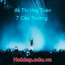 đề Thi Hsg Toán 7 Cấp Trường