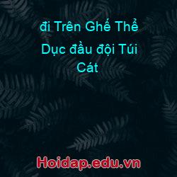 đi Trên Ghế Thể Dục đầu đội Túi Cát