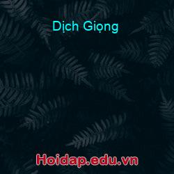 Dịch Giọng
