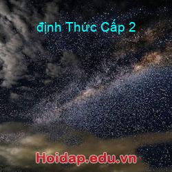 định Thức Cấp 2