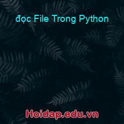 đọc File Trong Python