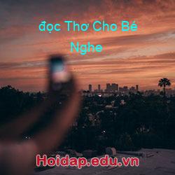 đọc Thơ Cho Bé Nghe