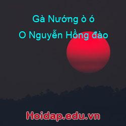 Gà Nướng ò ó O Nguyễn Hồng đào