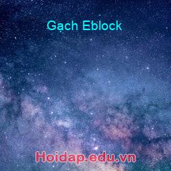 Gạch Eblock