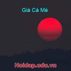 Giá Cá Mè