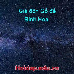 Giá đôn Gỗ để Bình Hoa