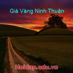 Giá Vàng Ninh Thuận