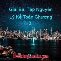 Giải Bài Tập Nguyên Lý Kế Toán Chương 3