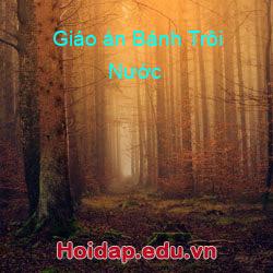 Giáo án Bánh Trôi Nước