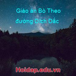 Giáo án Bò Theo đường Dích Dắc