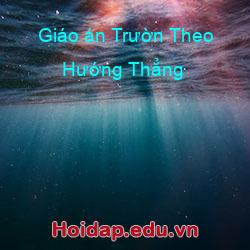 Giáo án Trườn Theo Hướng Thẳng