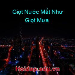 Giọt Nước Mắt Như Giọt Mưa