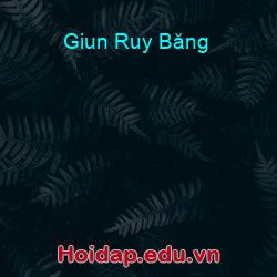 Giun Ruy Băng