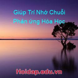 Giúp Trí Nhớ Chuỗi Phản ứng Hóa Học