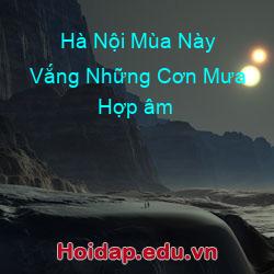 Hà Nội Mùa Này Vắng Những Cơn Mưa Hợp âm