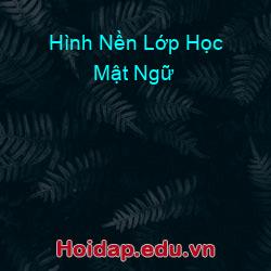 Hình Nền Lớp Học Mật Ngữ