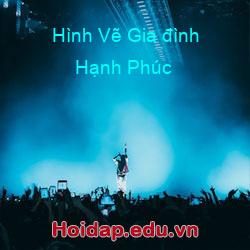 Hình Vẽ Gia đình Hạnh Phúc