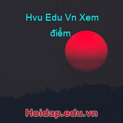 Hvu Edu Vn Xem điểm