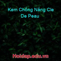 Kem Chống Nắng Cle De Peau